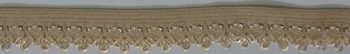 Elastic Lace flowerdesign 15mm (50 m), Sand-beige 426